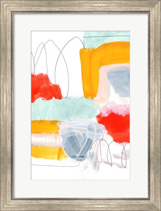 Framed Abstract Painting XVI Print