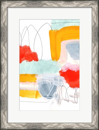 Framed Abstract Painting XVI Print