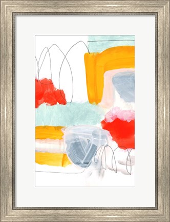 Framed Abstract Painting XVI Print