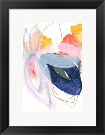 Framed Abstract Painting XVII Print