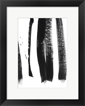 Framed Black on White 3 Print