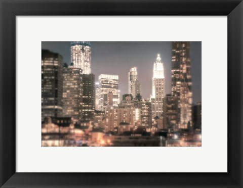 Framed In a New York Minute Print