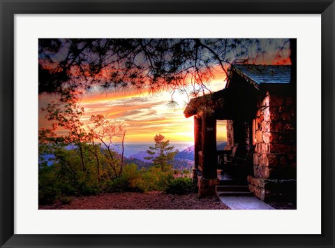 Framed Grand Canyon Cabin Print
