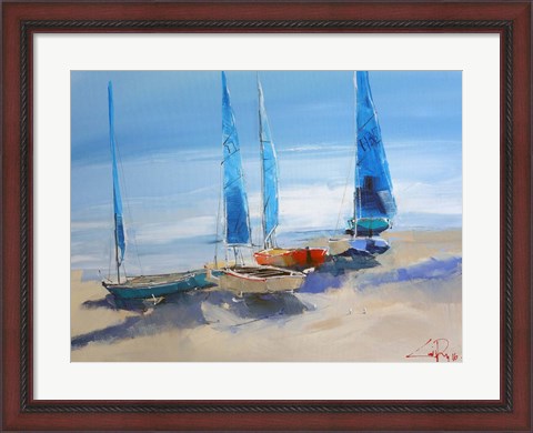 Framed Before The Sail Print