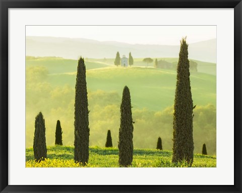 Framed Tuscan Temple Print