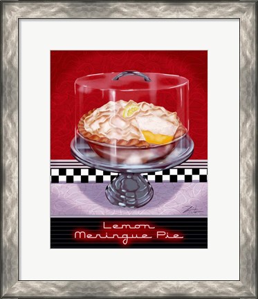 Framed Lemon Meringue Pie Print