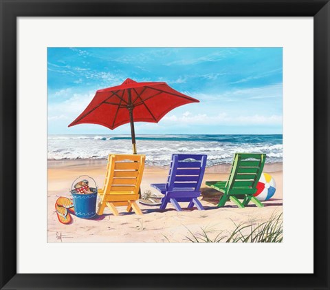 Framed Beachy Keen Print
