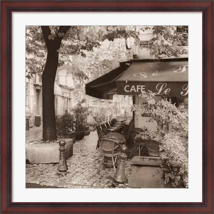 Framed Cafe, Aix-en-Provence Print