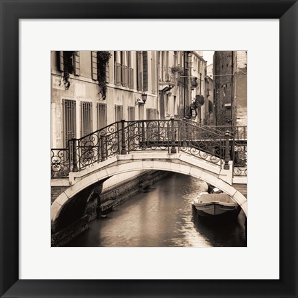 Framed Ponti di Venezia No. 1 Print
