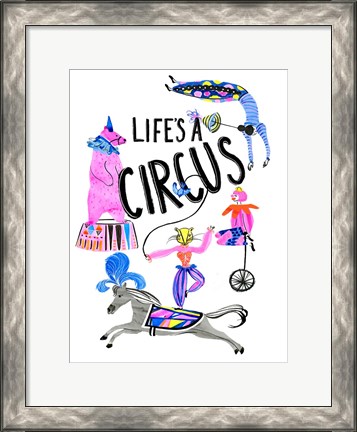 Framed Circus Fun IV Print
