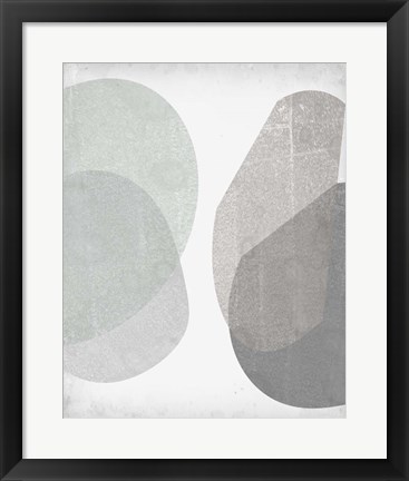 Framed Soft Shapes IV Print