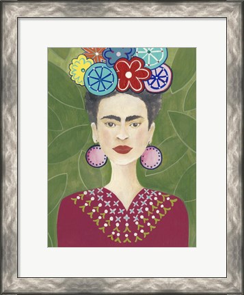Framed Frida Floral II Print
