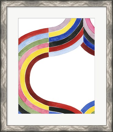 Framed Deconstructed Rainbow II Print