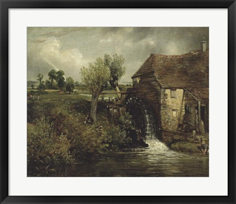 Framed Parham&#39;s Mill, Gillingham, Dorset Print