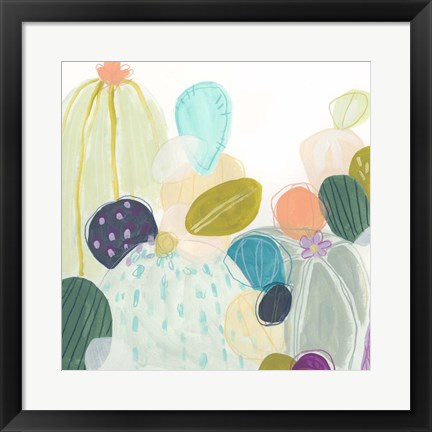 Framed Candy Cactus II Print