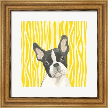 Framed Parlor Pooches VIII Print