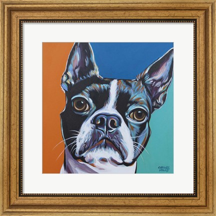Framed Dog Friend III Print