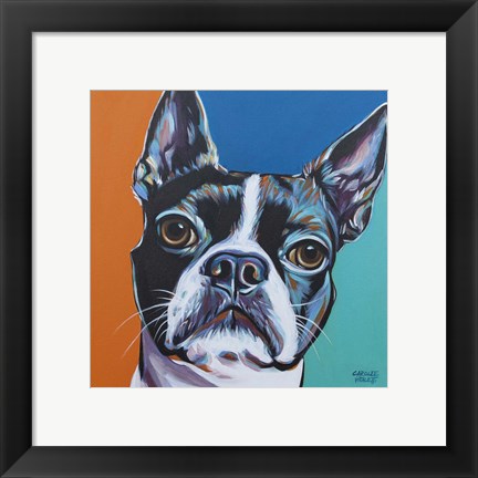 Framed Dog Friend III Print