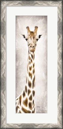Framed Geri the Giraffe Print