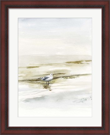Framed Coastal Gull I Print