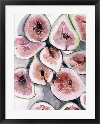 Framed Fruit Slices II Print
