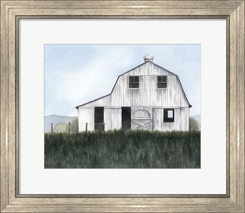 Framed Bygone Barn II Print