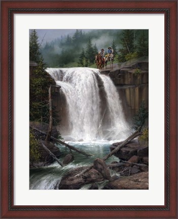 Framed Above the Falls Print