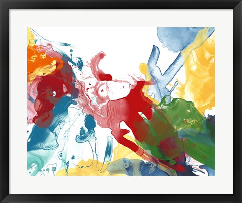 Framed Primary Abstract IV Print