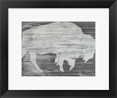 Framed Vintage Plains Animals VI Print