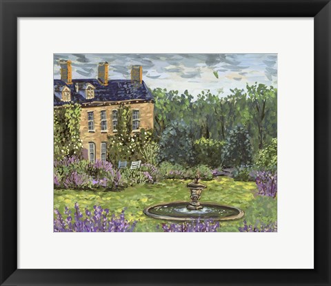 Framed Lavender Lane II Print