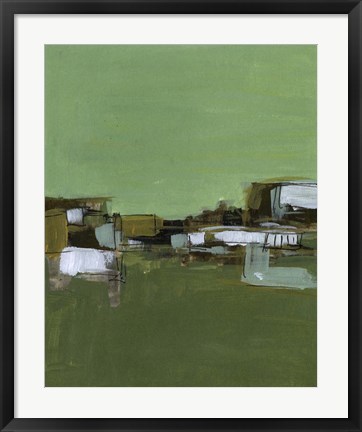 Framed Abstract Village I Print
