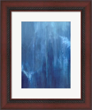 Framed Azul Profundo Triptych II Print