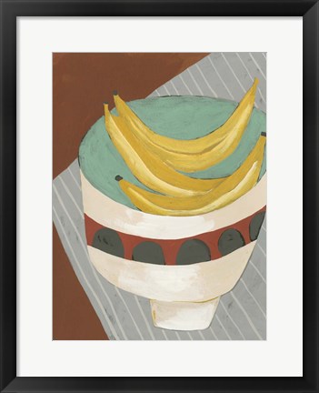 Framed Modern Fruit I Print