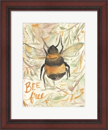 Framed Bee Free Print