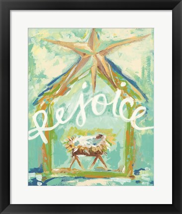 Framed Rejoice Print
