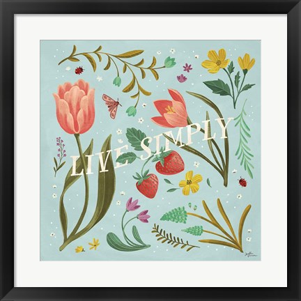 Framed Spring Botanical VI Print