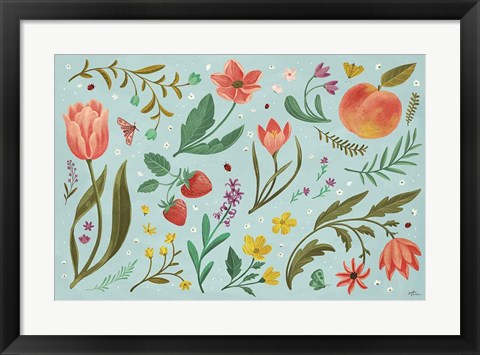 Framed Spring Botanical I Print