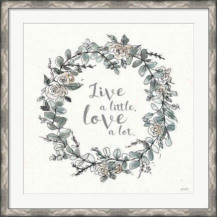 Framed Modern Farmhouse VI Live Print