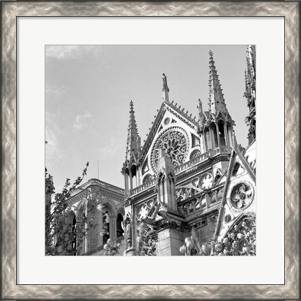 Framed Shining Star of Paris - Notre Dame Print
