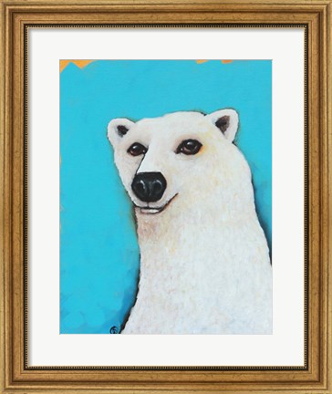 Framed Cute Polar Bear Print