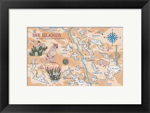 Framed Sky Islands Print