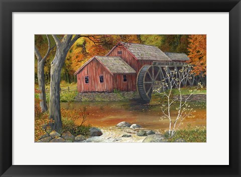 Framed Old Mill Print