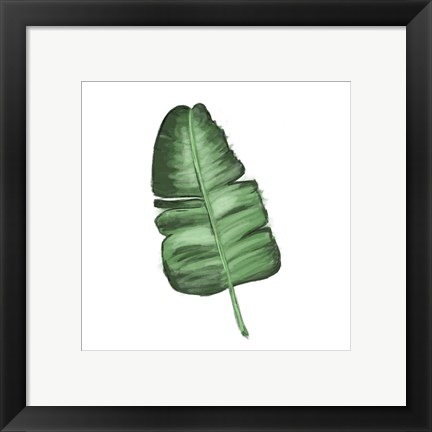 Framed Leaves of the Tropics I Print