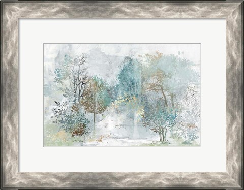 Framed Mysterious Forest Print