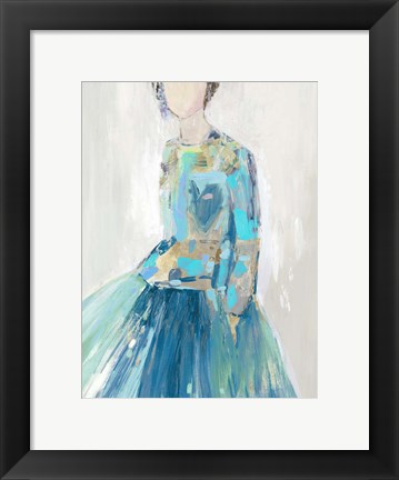 Framed Blue Muse Print
