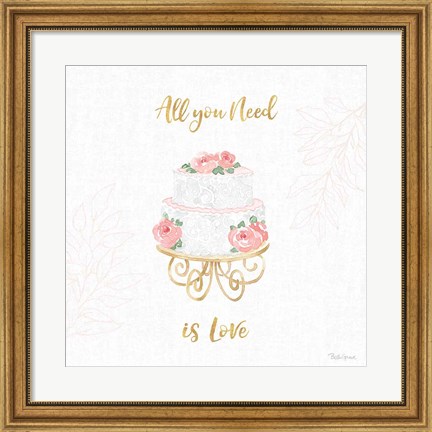 Framed All You Need is Love IX Print