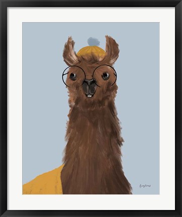 Framed Delightful Alpacas III Print