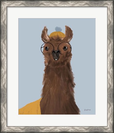 Framed Delightful Alpacas III Print