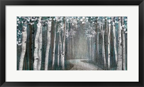 Framed Mineral Forest Print