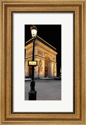 Framed Paris Nights I Print